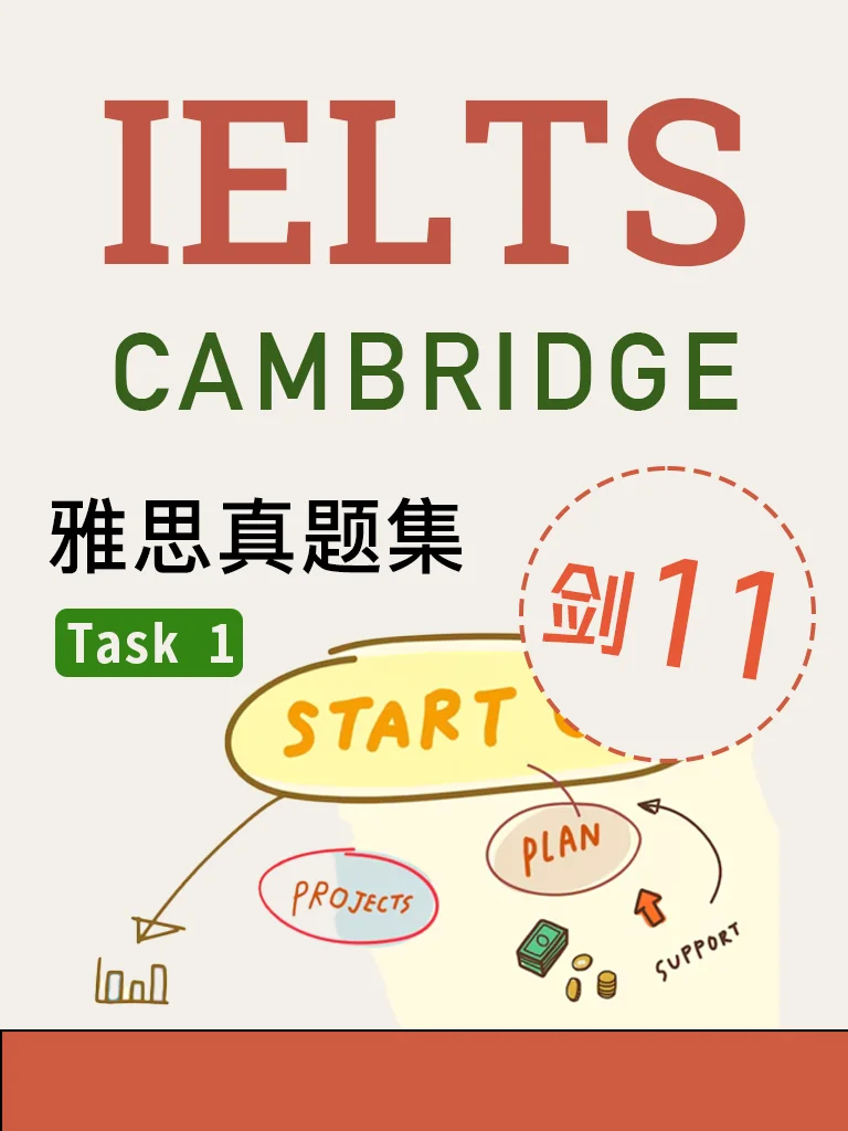 剑桥雅思11 · Task 1
